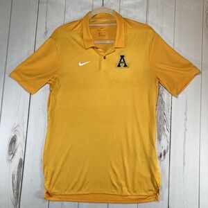 Nike Dri Fit Polo Appalachian App State Mountaineers Shirt Mens Small NCAA